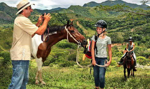 Horseback riding in New Caledonia