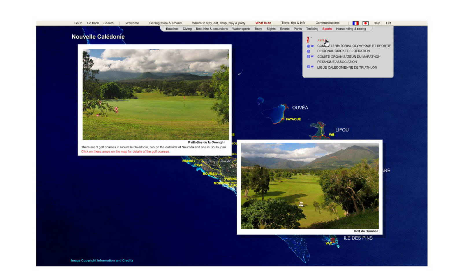 Rocket Travel Guide to New Caledonia Golf Courses