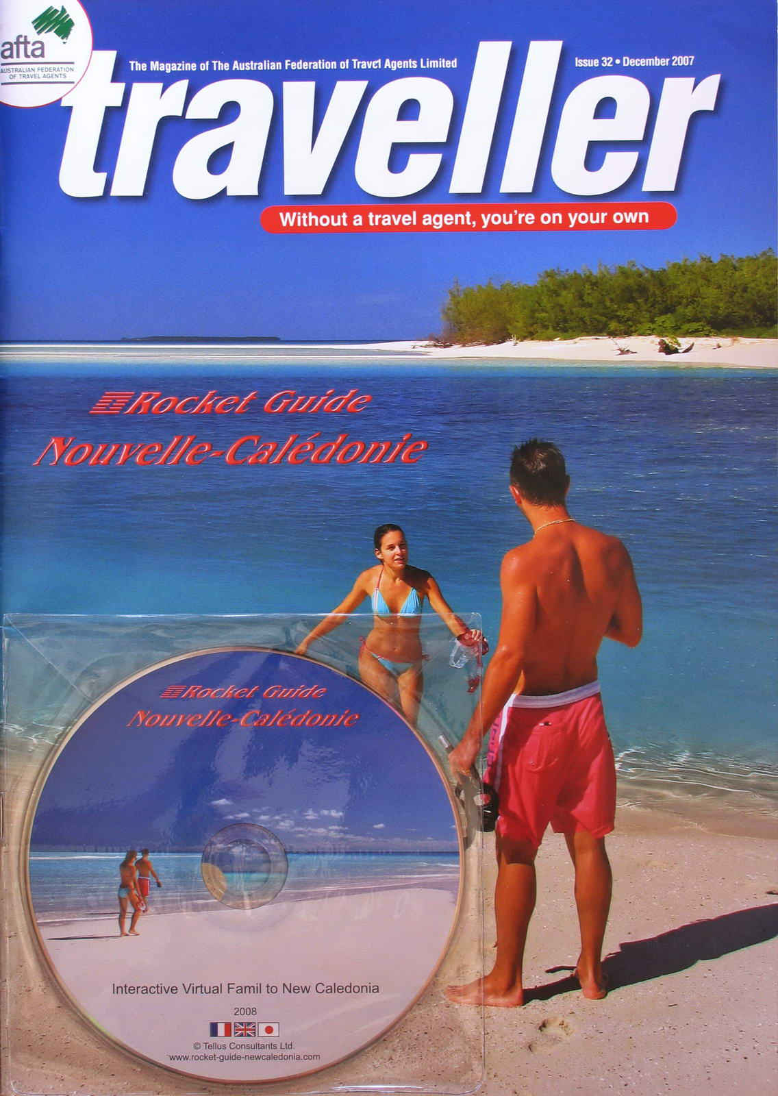 The Australian Traveller Magazine for Travel Agents special Rocket Travel Guide to New Caledonia Issue